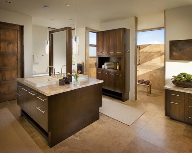 luxury hotel bathroom