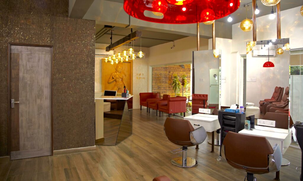 Case Study: Engineering the Luxury Salon Experience | A Blueprint for HNW Environments 1 Premium Salon Interior Design in Bangalore
