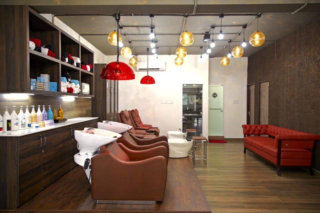 Case Study: Engineering the Luxury Salon Experience | A Blueprint for HNW Environments 3 Premium Salon Interior Design in Bangalore