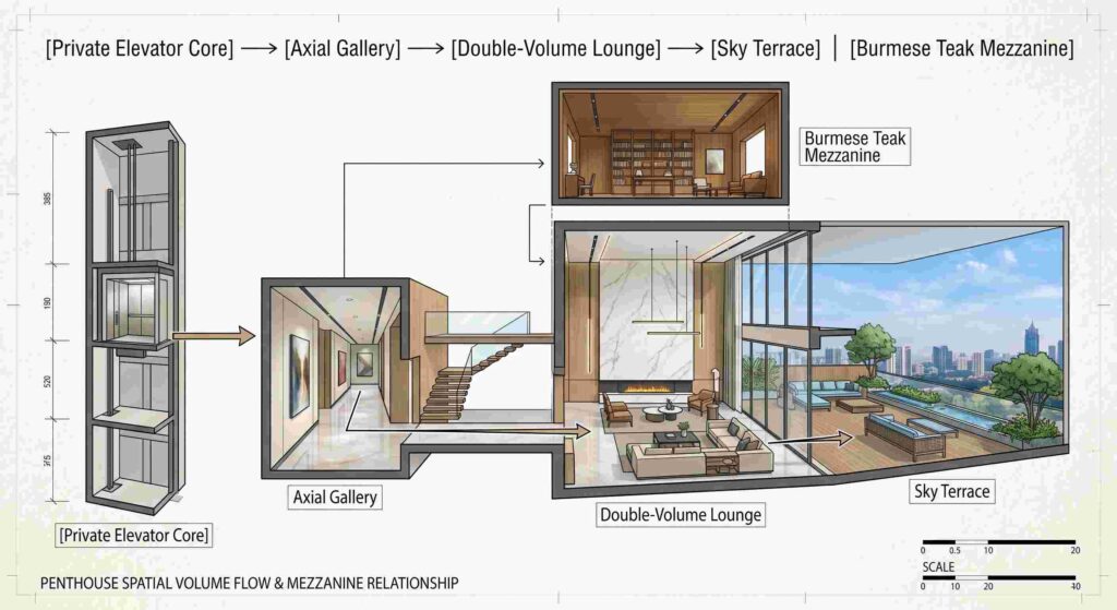 The Ultra-Luxury Penthouse Blueprint: Designing for Renaissance Nature Walk, Bangalore 2 Penthouse Interior Designers Bangalore